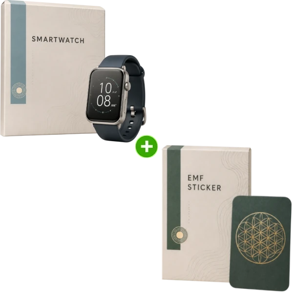 Promos Town 1 Smart Watch 67% OFF + 1 EMF Sticker